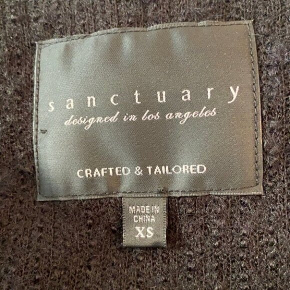 Sanctuary double breasted button front wool blend vest warm - Picture 11 of 14